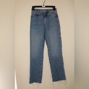 Zara Straight Leg Blue Jeans